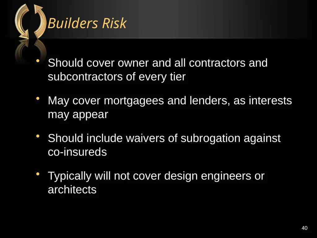 The Right Flotation Device: Changes In Insurance - slide 40 of 52