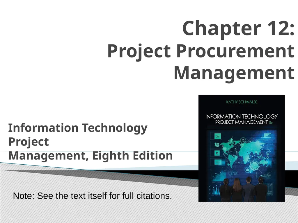 Chapter 12: Project Procurement Management - slide 1 of 41