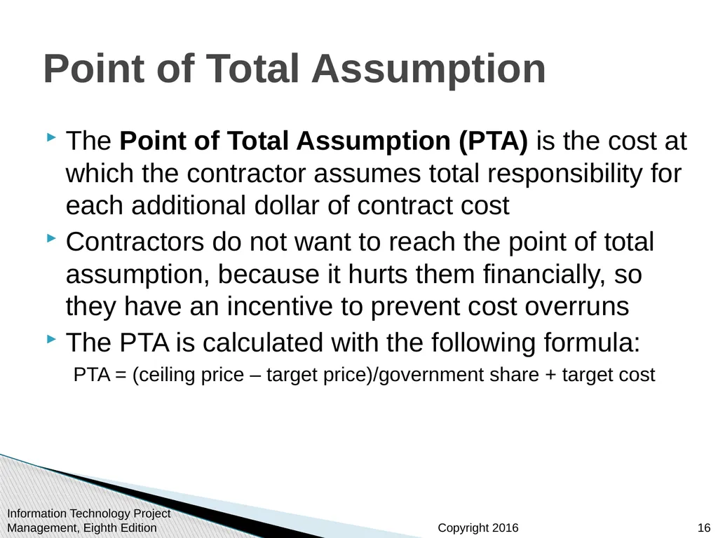Chapter 12: Project Procurement Management - slide 16 of 41
