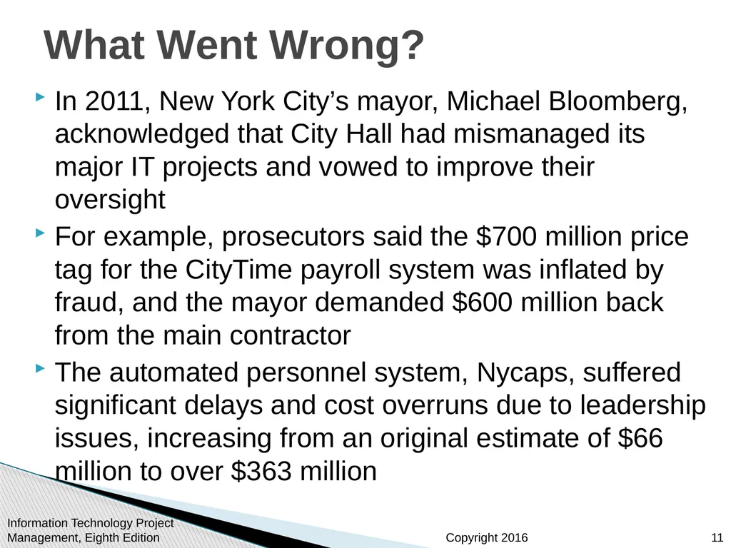 Chapter 12: Project Procurement Management - slide 11 of 41