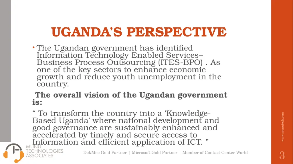 DIGITAL OUTSOURCING OPPORTUNITIES IN AFRICA Felix - slide 3 of 15