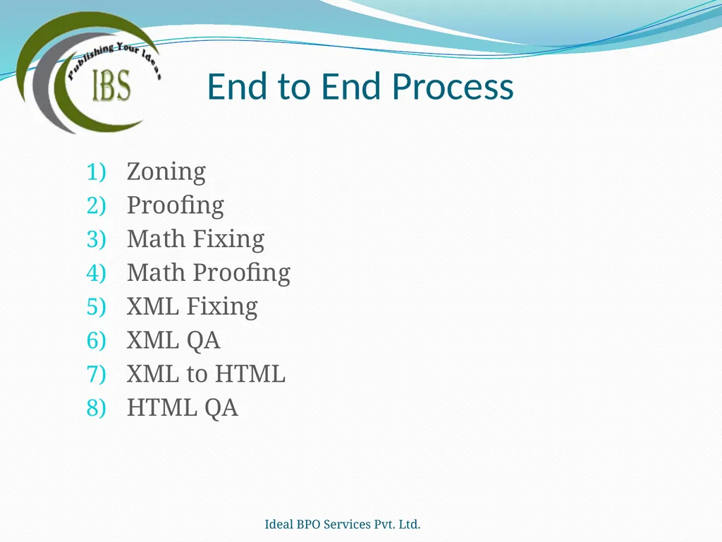 Ideal BPO Services Pvt. Ltd. Publishing Your Ideas - slide 26 of 36
