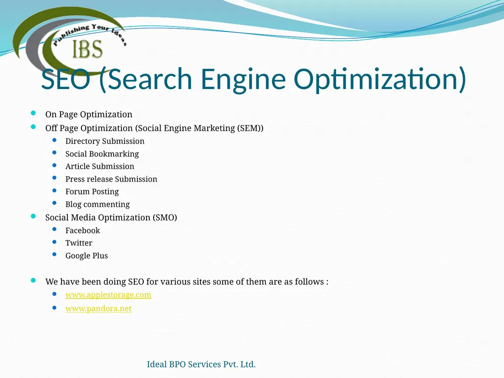 Ideal BPO Services Pvt. Ltd. Publishing Your Ideas - slide 8 of 36