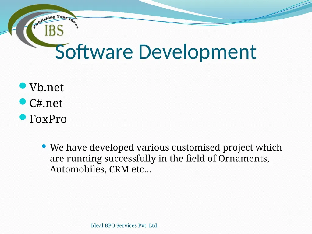 Ideal BPO Services Pvt. Ltd. Publishing Your Ideas - slide 6 of 36