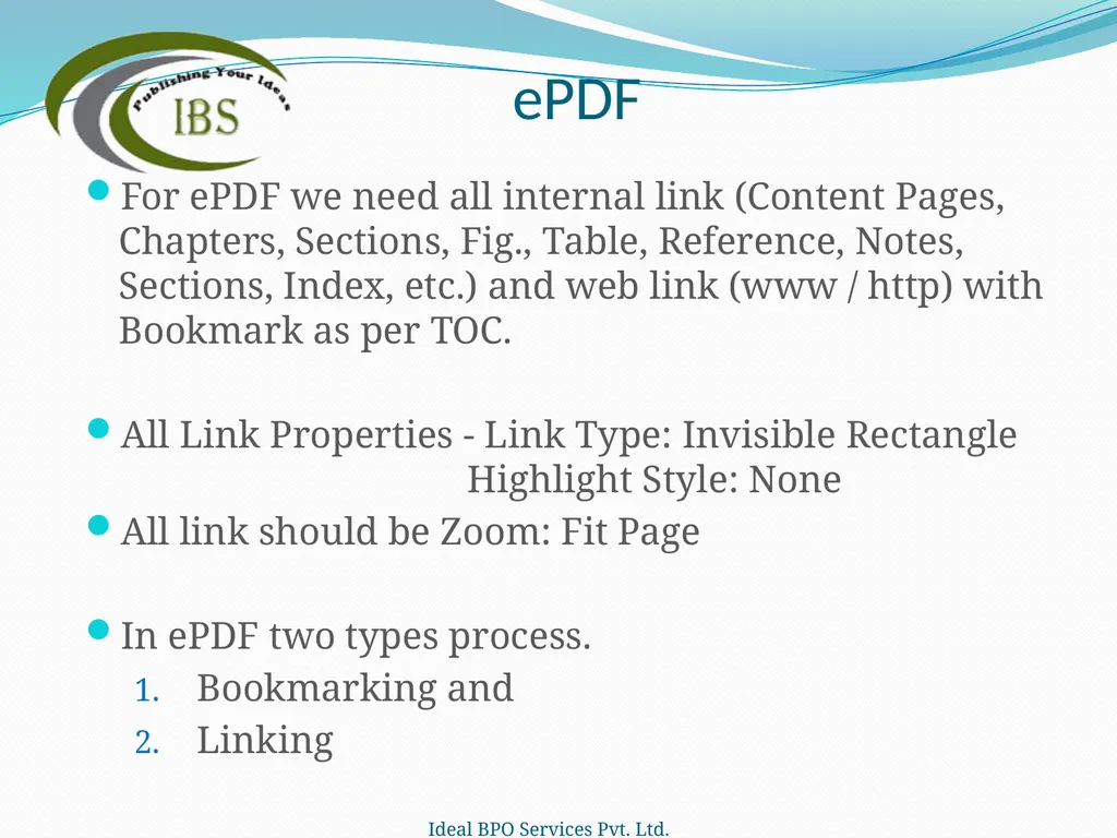 Ideal BPO Services Pvt. Ltd. Publishing Your Ideas - slide 27 of 36