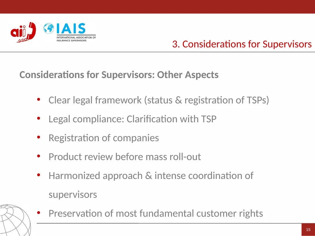 Access to Insurance Initiative A global programme - slide 15 of 21