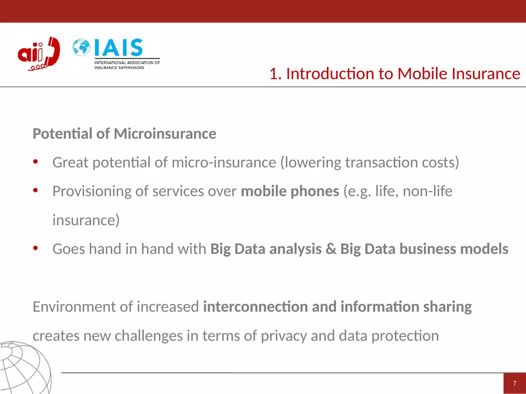 Access to Insurance Initiative A global programme - slide 7 of 21