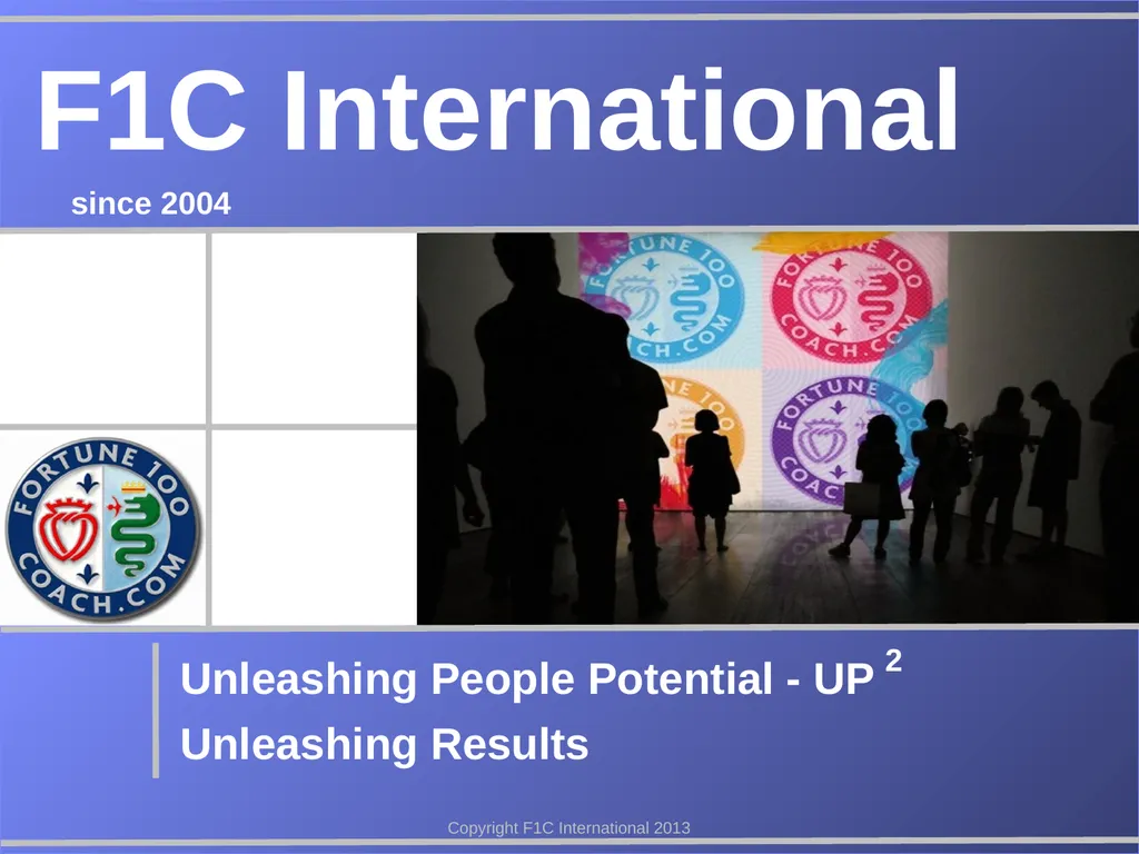 Unleashing People Potential - UP Unleashing - slide 1 of 68