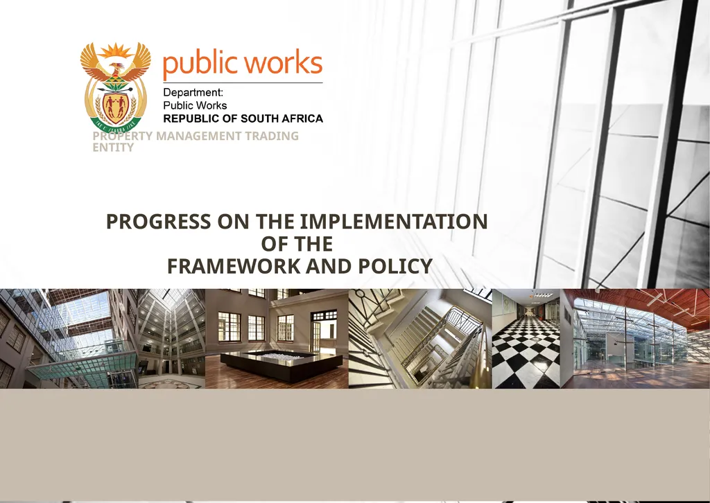 Presentation to the Portfolio Committee on Public - slide 6 of 23