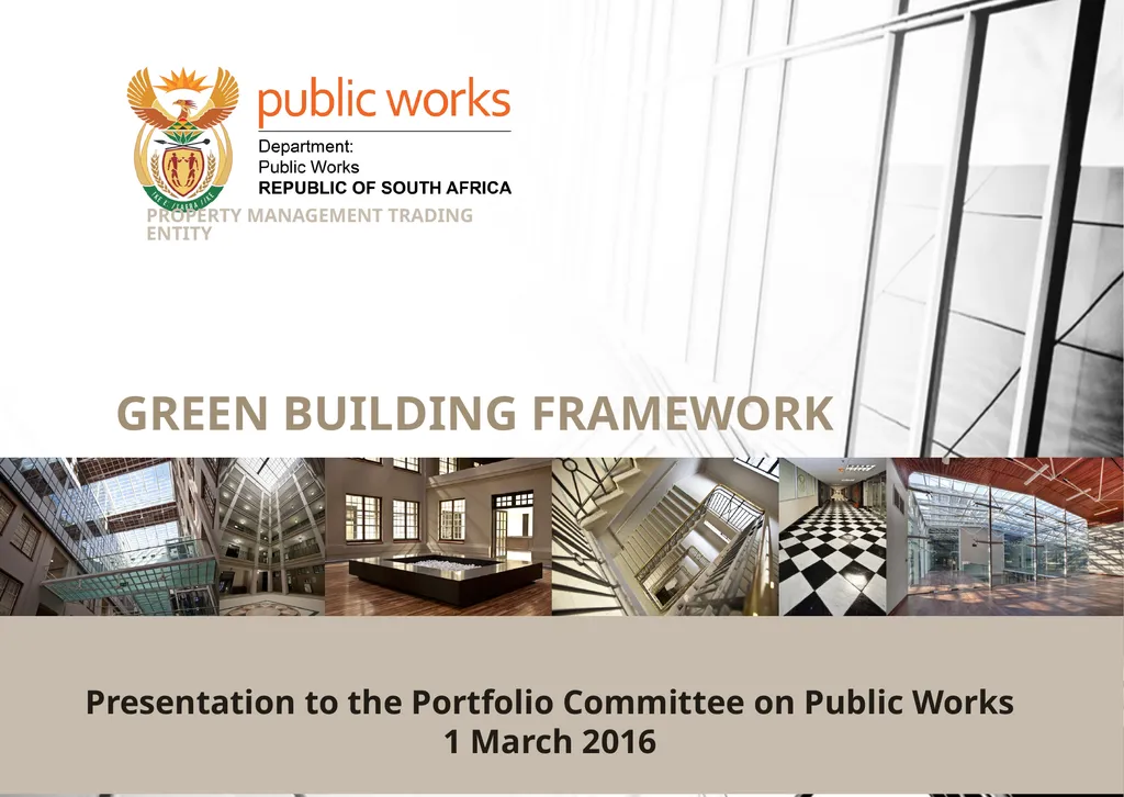 Presentation to the Portfolio Committee on Public - slide 1 of 23