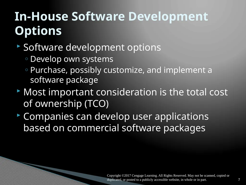Systems Analysis and Design 11th Edition Chapter 7 - slide 7 of 17