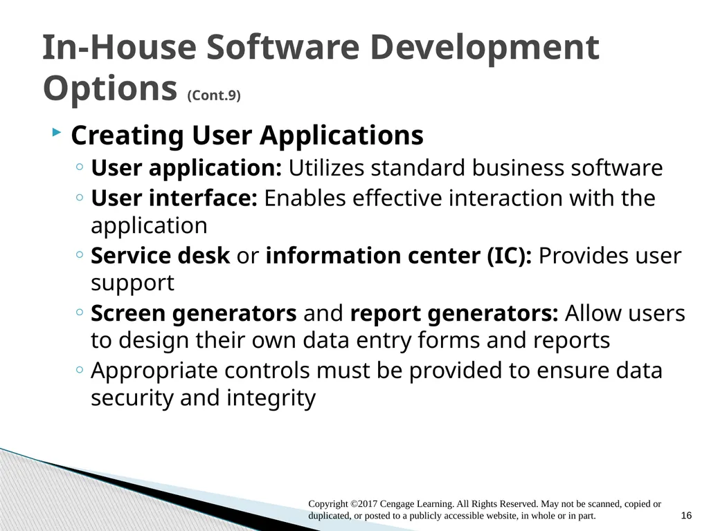 Systems Analysis and Design 11th Edition Chapter 7 - slide 16 of 17