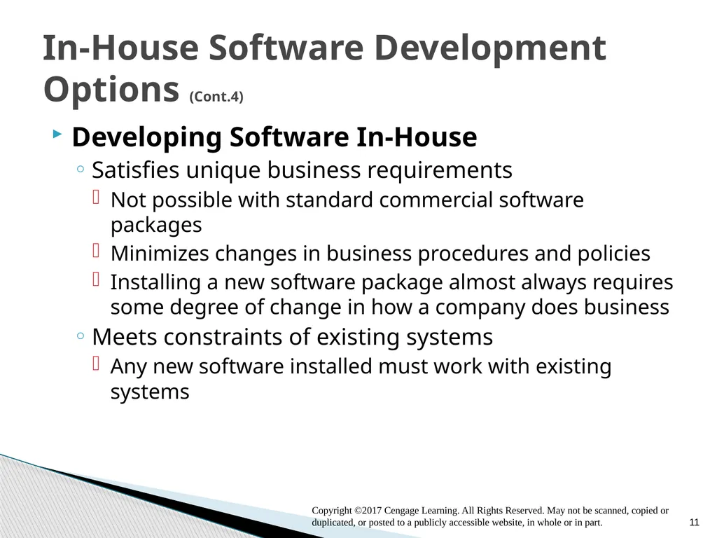 Systems Analysis and Design 11th Edition Chapter 7 - slide 11 of 17