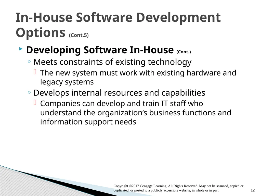 Systems Analysis and Design 11th Edition Chapter 7 - slide 12 of 17