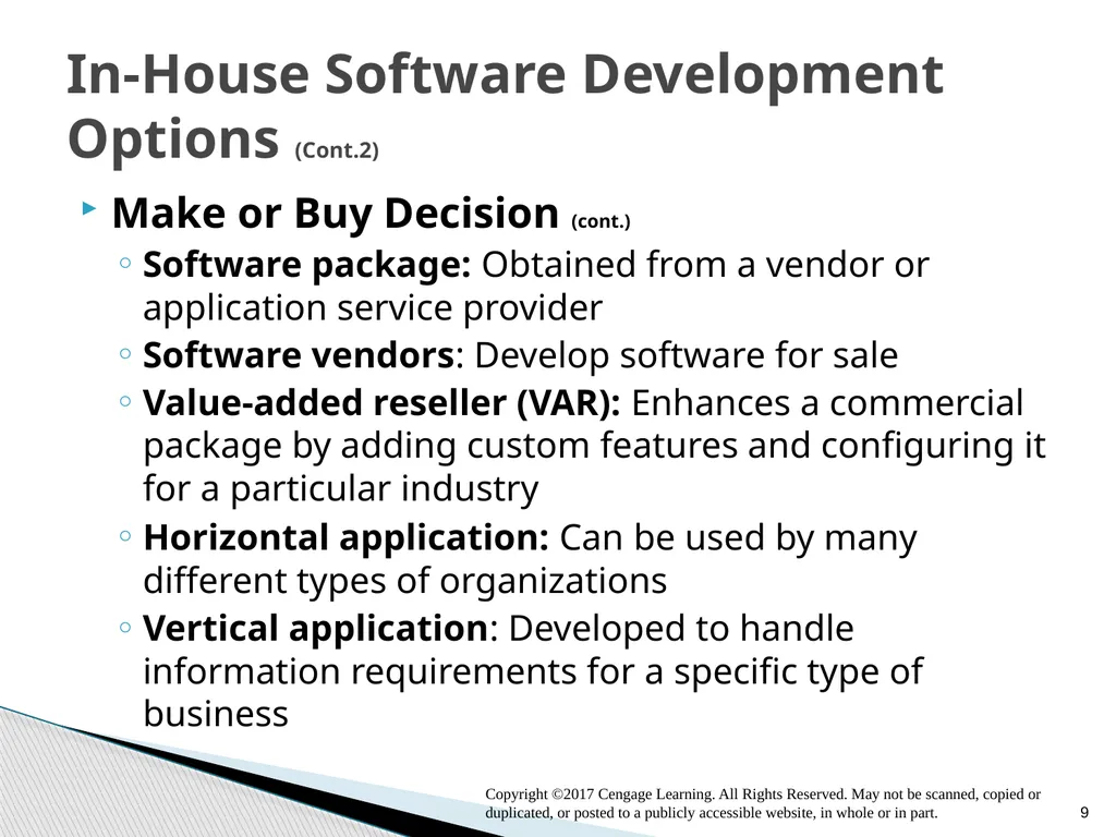 Systems Analysis and Design 11th Edition Chapter 7 - slide 9 of 17