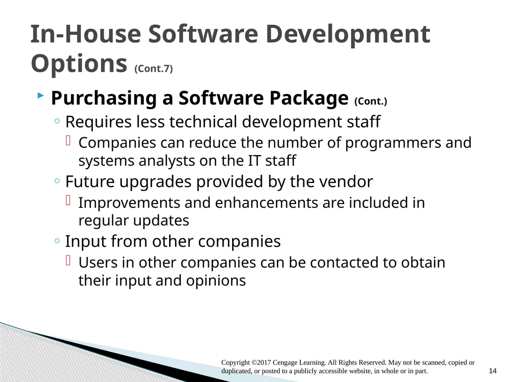 Systems Analysis and Design 11th Edition Chapter 7 - slide 14 of 17