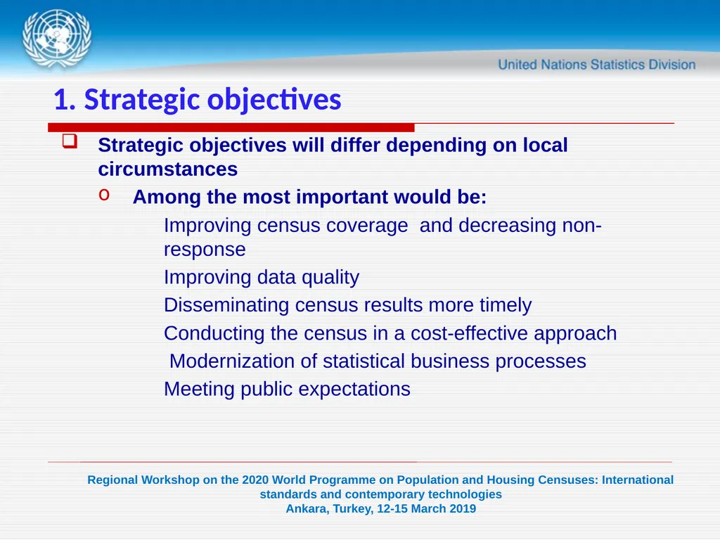 1 United Nations Statistics Division Programme in - slide 5 of 24