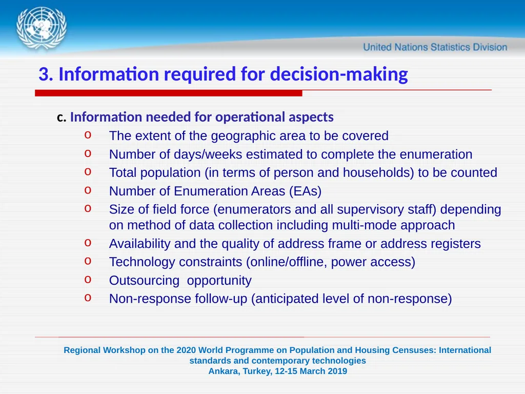 1 United Nations Statistics Division Programme in - slide 11 of 24