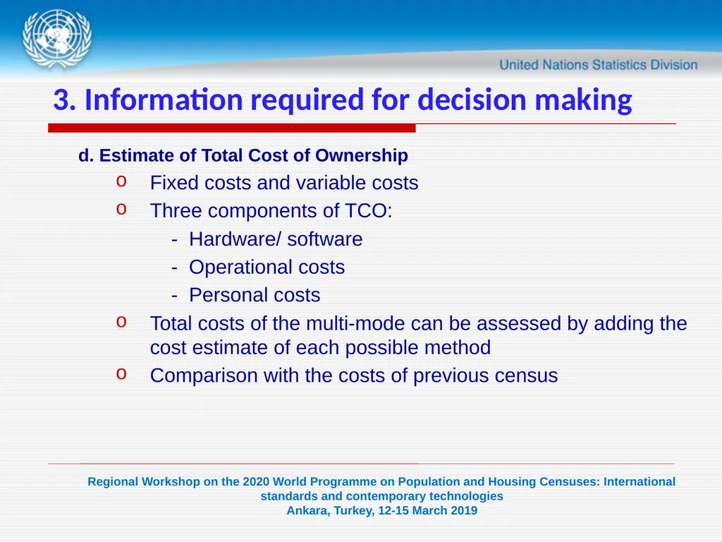 1 United Nations Statistics Division Programme in - slide 12 of 24