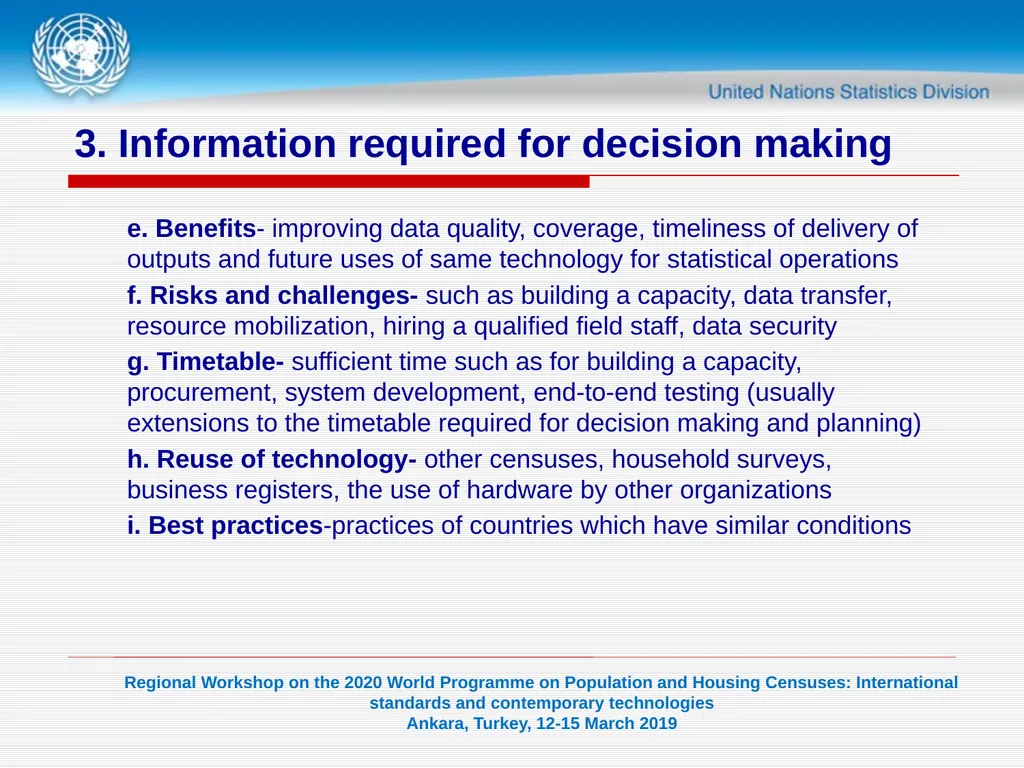 1 United Nations Statistics Division Programme in - slide 14 of 24
