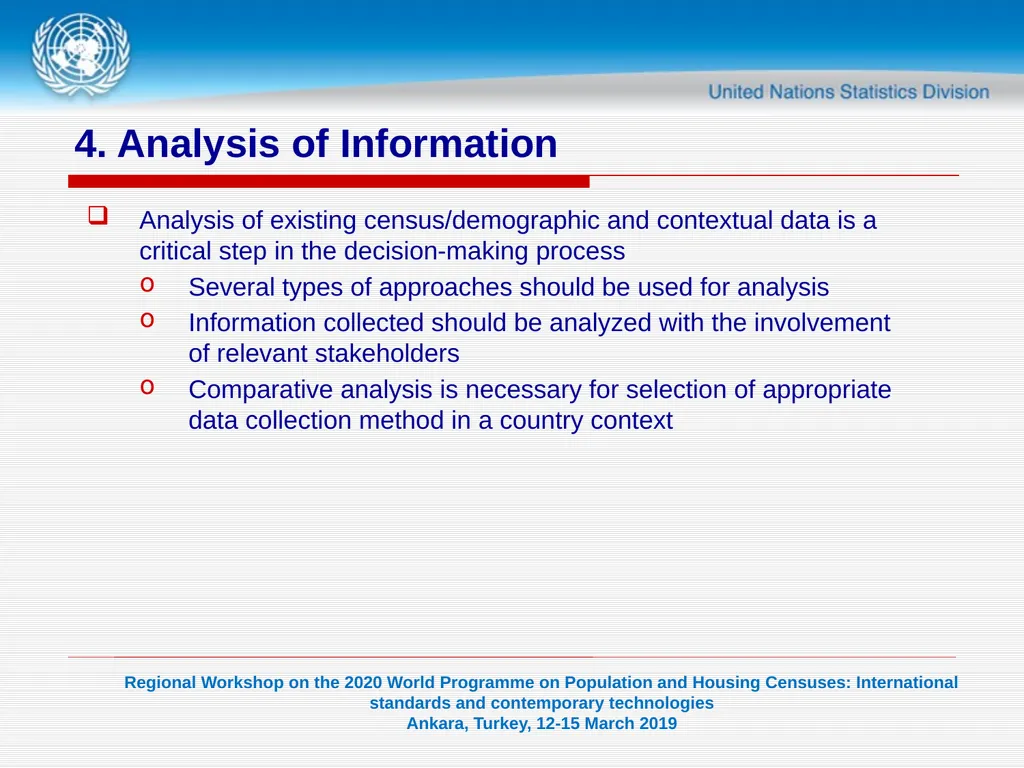 1 United Nations Statistics Division Programme in - slide 16 of 24