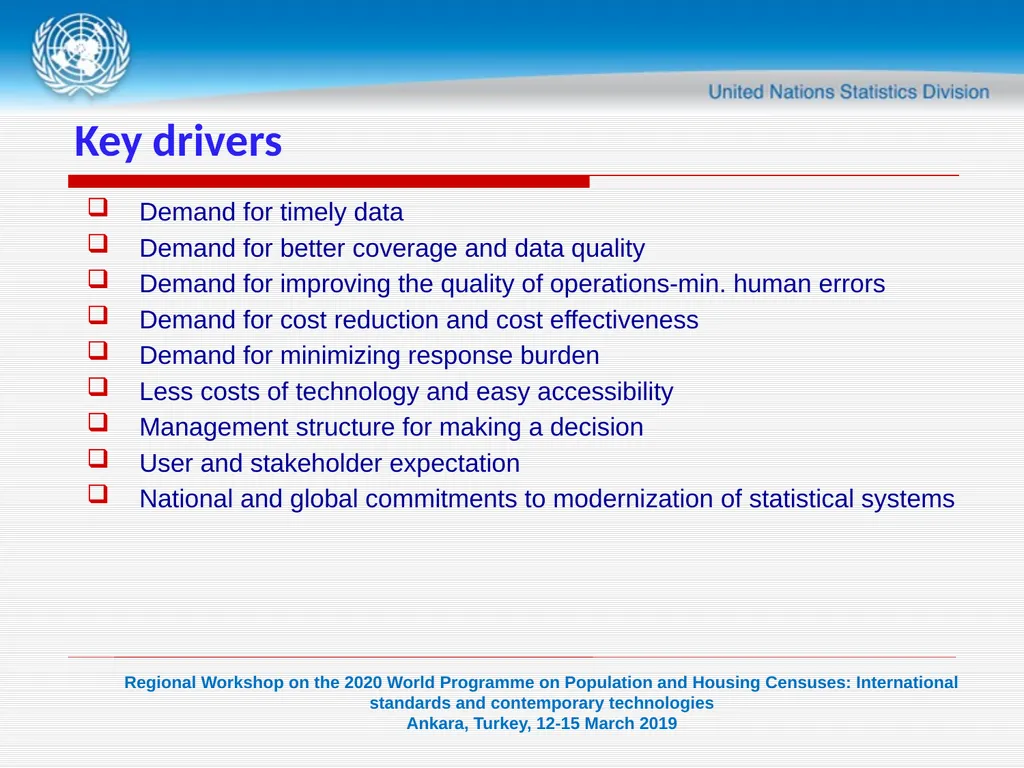 1 United Nations Statistics Division Programme in - slide 3 of 24