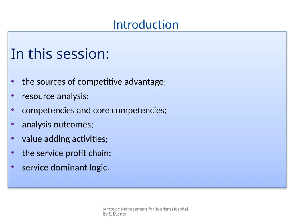 Lecture 1 Strategic Management THE Strategic - slide 11 of 27