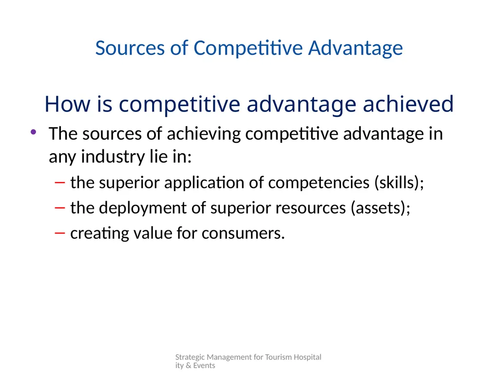 Lecture 1 Strategic Management THE Strategic - slide 15 of 27