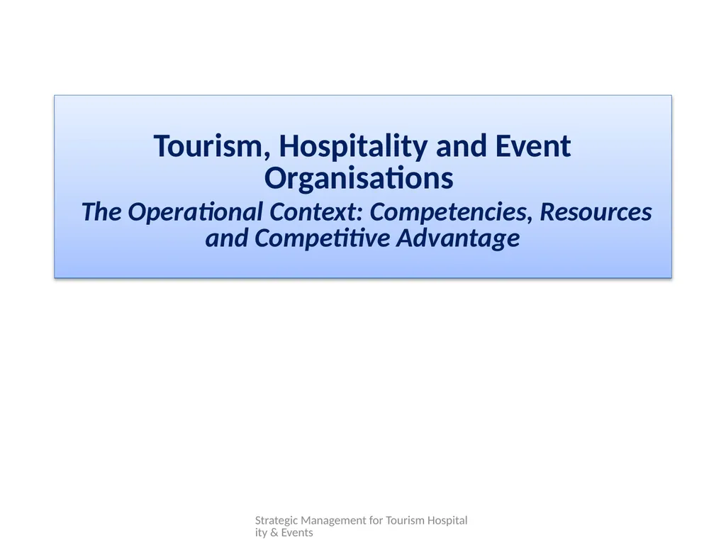 Lecture 1 Strategic Management THE Strategic - slide 10 of 27