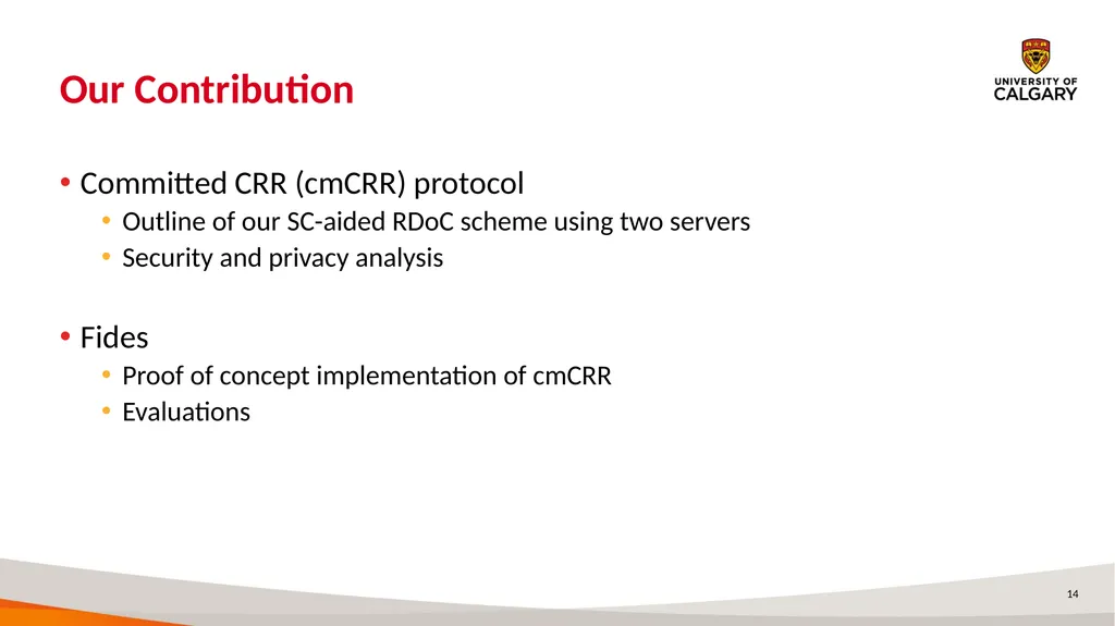Fides: A System for Verifiable Computation Using - slide 14 of 25