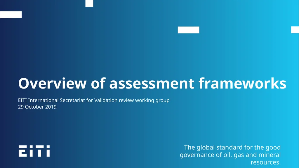 EITI International Secretariat for Validation - slide 1 of 25