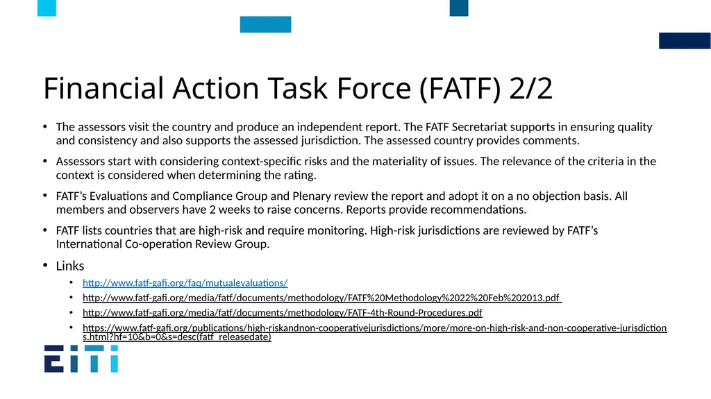 EITI International Secretariat for Validation - slide 11 of 25
