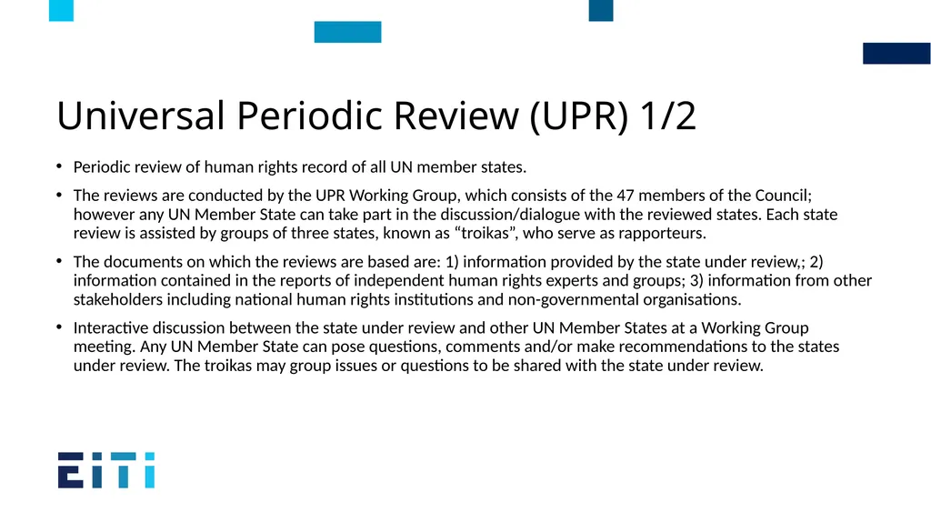 EITI International Secretariat for Validation - slide 22 of 25