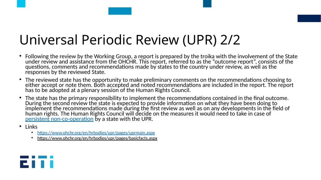 EITI International Secretariat for Validation - slide 23 of 25