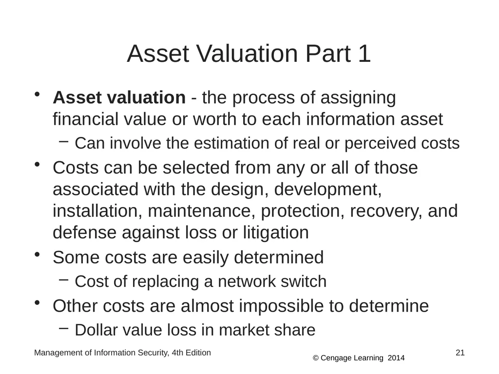 Management of Information Security, 4th Edition - slide 21 of 35