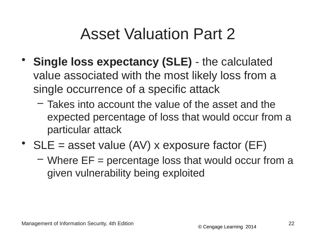 Management of Information Security, 4th Edition - slide 22 of 35