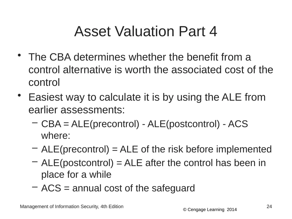 Management of Information Security, 4th Edition - slide 24 of 35