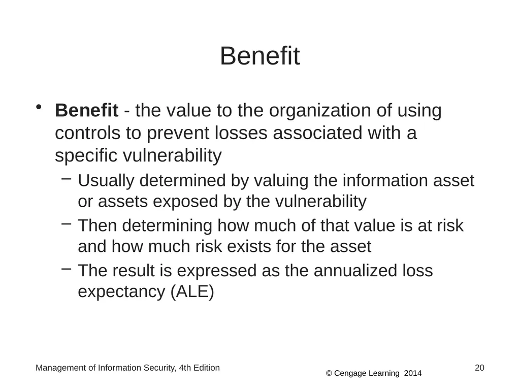 Management of Information Security, 4th Edition - slide 20 of 35