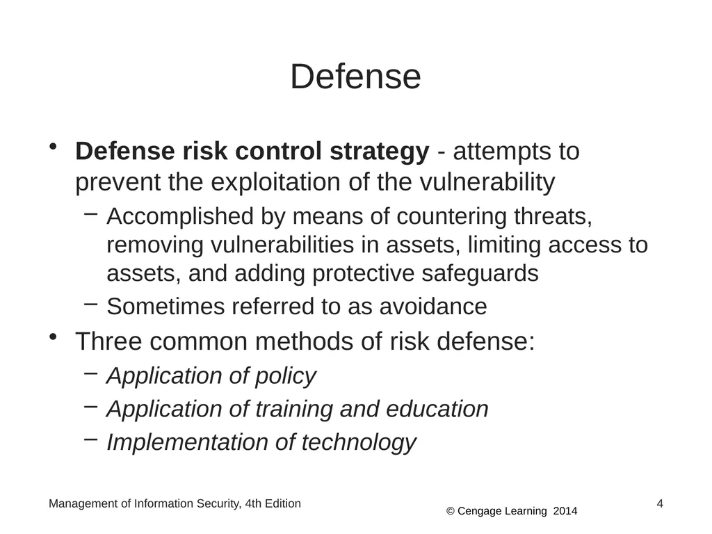 Management of Information Security, 4th Edition - slide 4 of 35