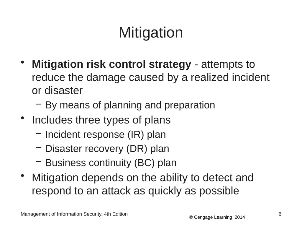 Management of Information Security, 4th Edition - slide 6 of 35