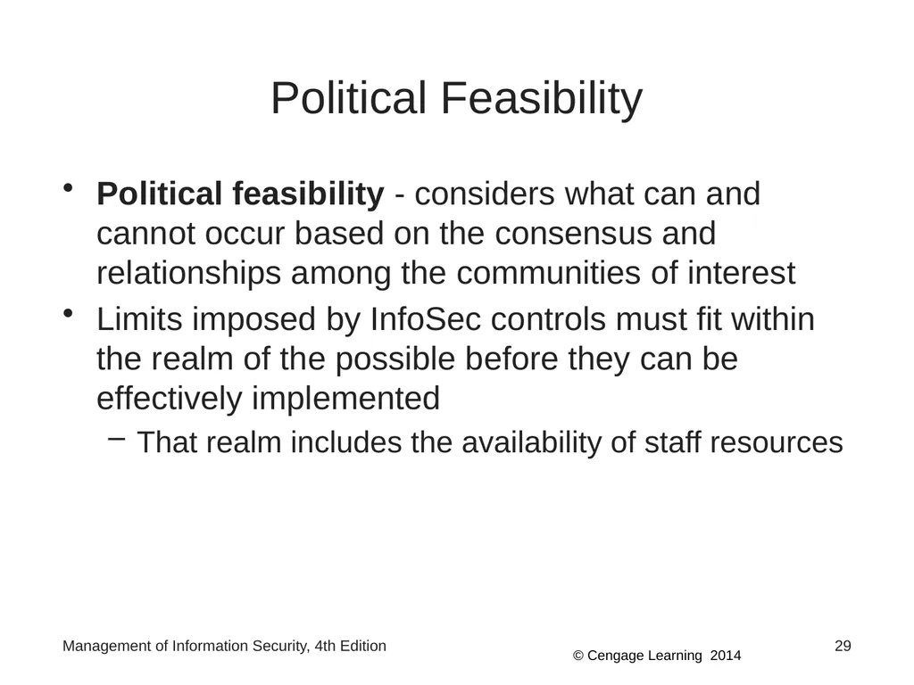 Management of Information Security, 4th Edition - slide 29 of 35
