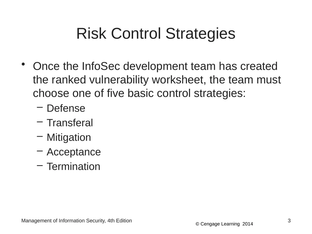 Management of Information Security, 4th Edition - slide 3 of 35