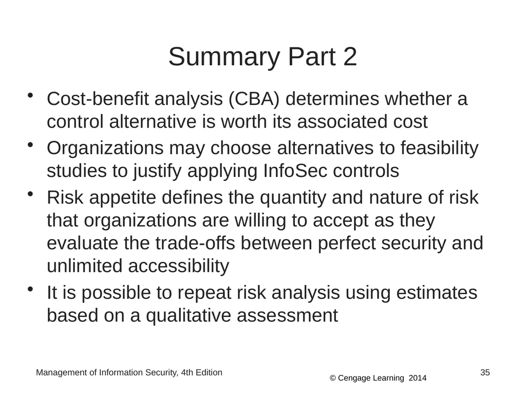 Management of Information Security, 4th Edition - slide 35 of 35