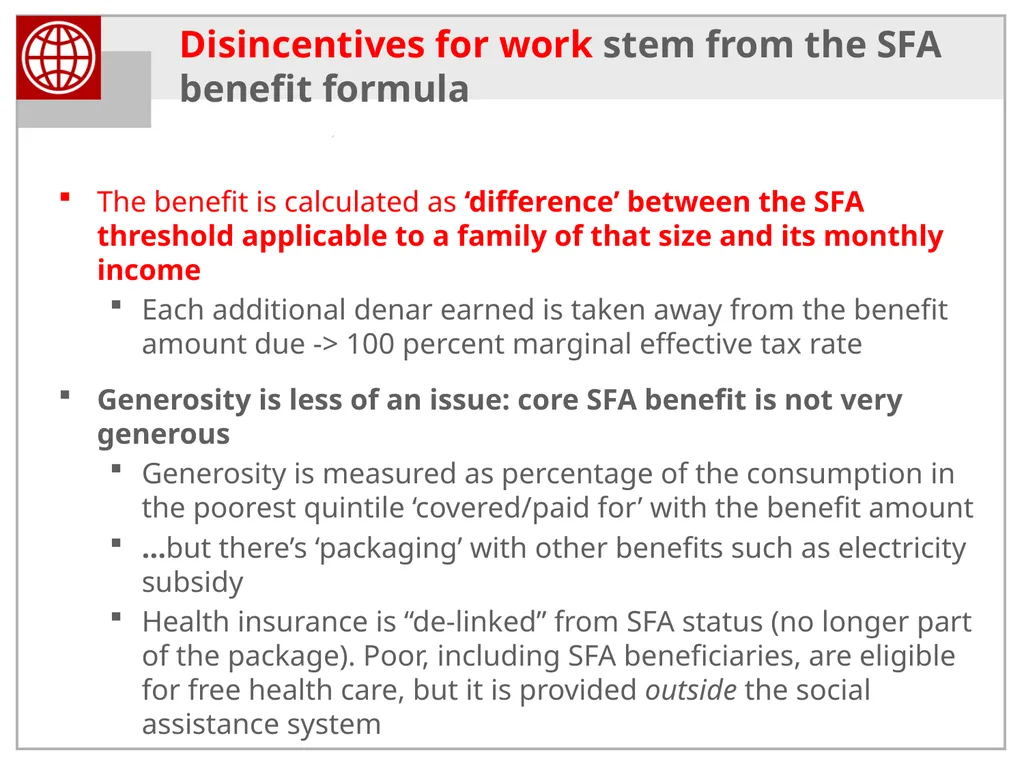 Activation and Smart Safety Nets in the Western - slide 30 of 40