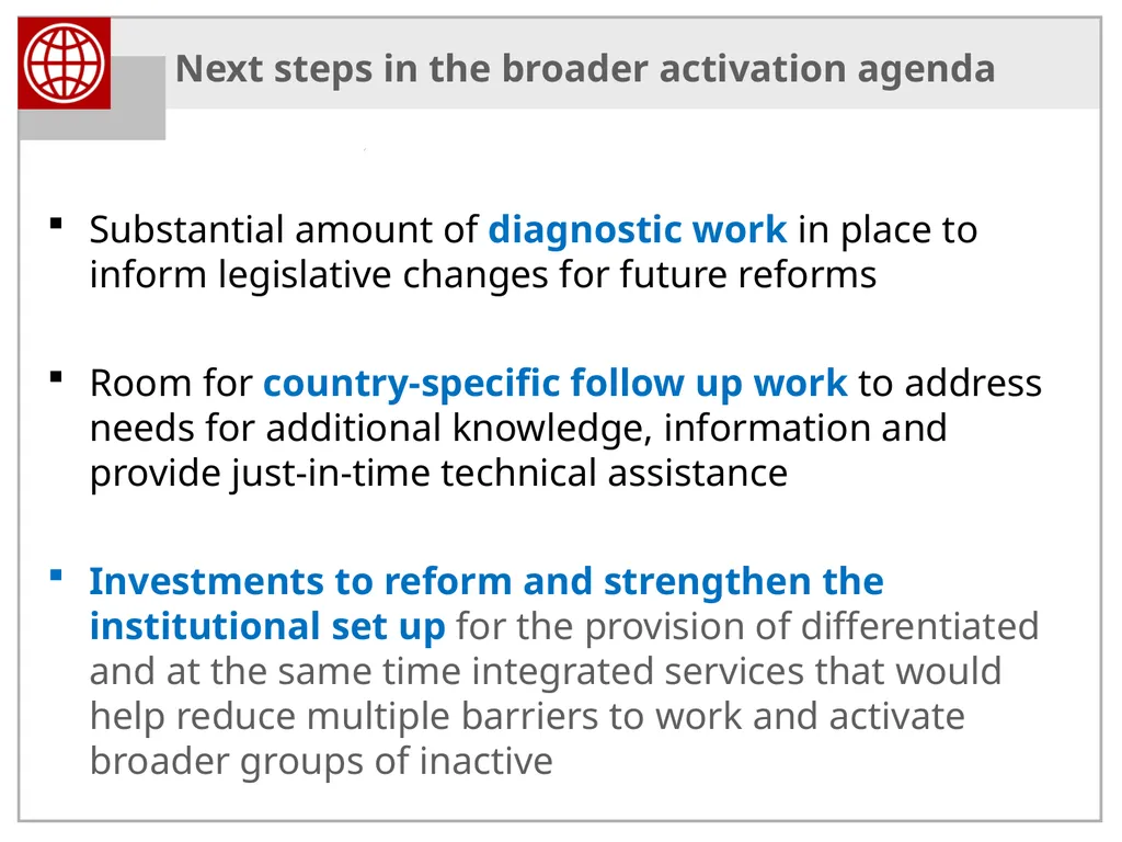 Activation and Smart Safety Nets in the Western - slide 37 of 40