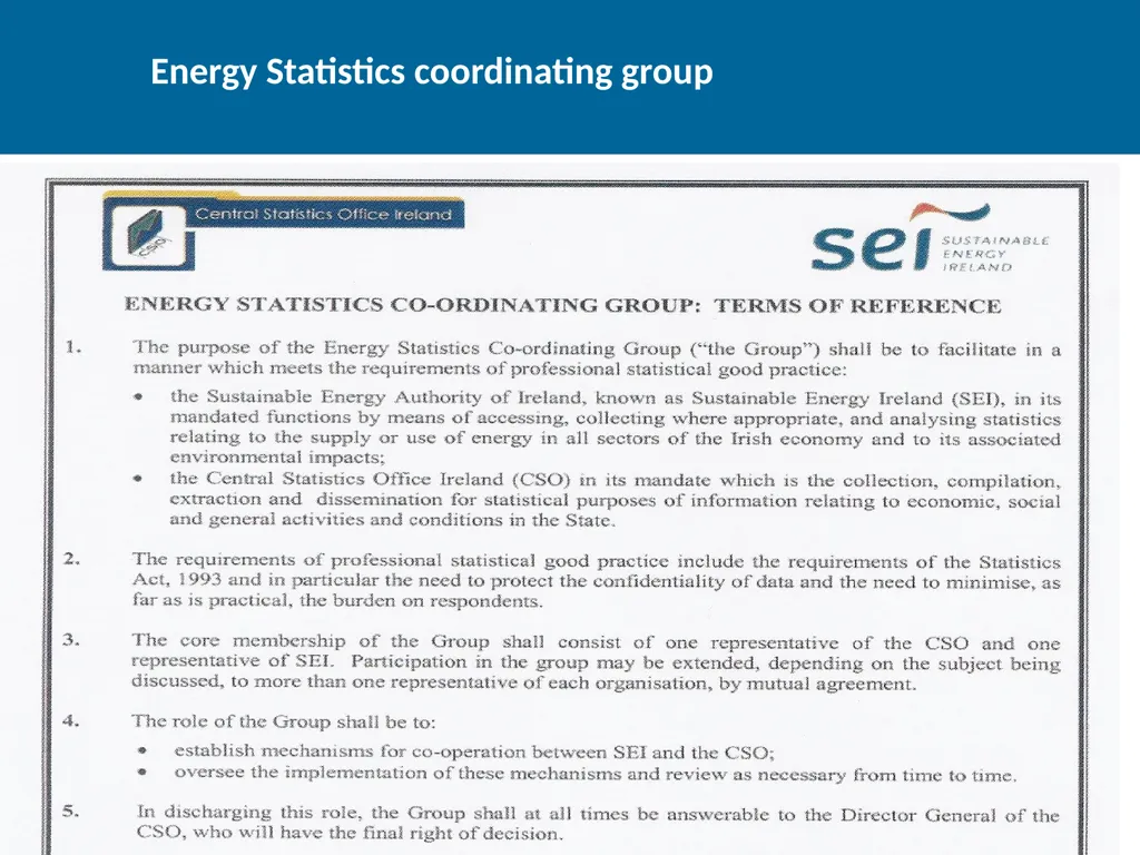 Thematic Enterprise Statistics Joe Madden Head of - slide 6 of 21