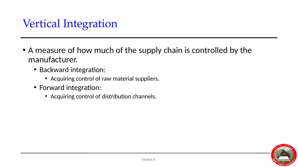 Yabibal A. Chapter 7 Supply Chain, Procurement and - slide 11 of 31