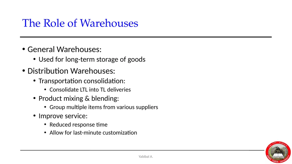 Yabibal A. Chapter 7 Supply Chain, Procurement and - slide 17 of 31