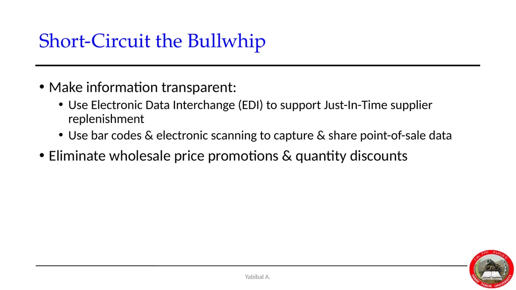 Yabibal A. Chapter 7 Supply Chain, Procurement and - slide 21 of 31