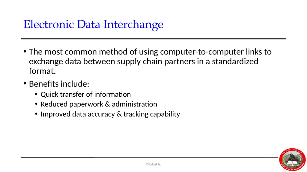 Yabibal A. Chapter 7 Supply Chain, Procurement and - slide 22 of 31